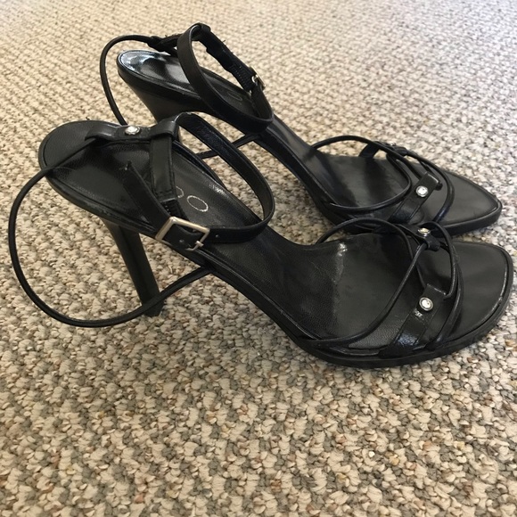 Women’s Black Aldo Strappy Stiletto Sandals, size 7 - Picture 6 of 8